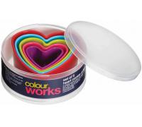 CONJ. 5 CORTANTES FORMA CORA��O